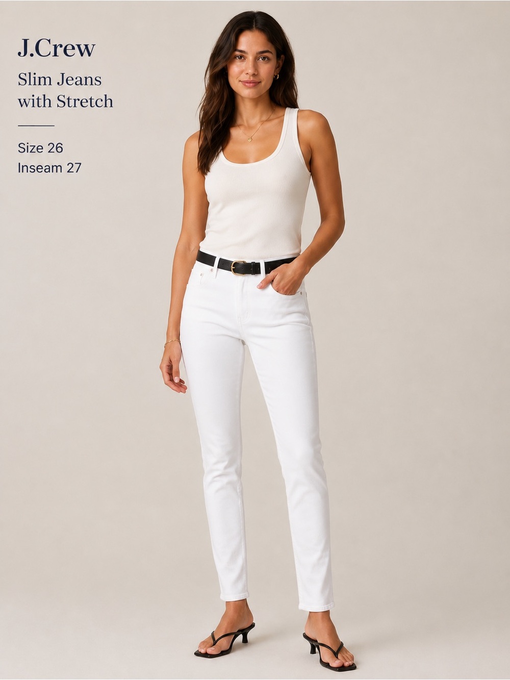 JCrew Slim Jeans with stretch SZ 26